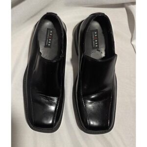 Axcess Vernon Black Men's Square Toe Casual Slip On Shoes. Size 8M